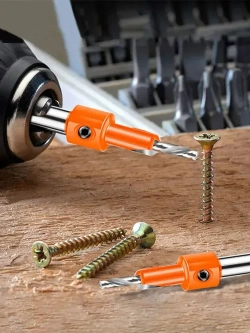 Cверло с зенкером по дереву 2.8-4 мм, хвостовик 8мм.для древесины, 5 шт.