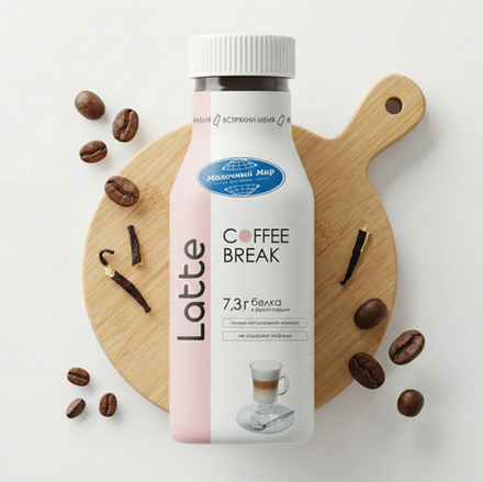 Напиток молочный Coffee Break Латте 1.3% 280г Молочный Мир, Беларусь