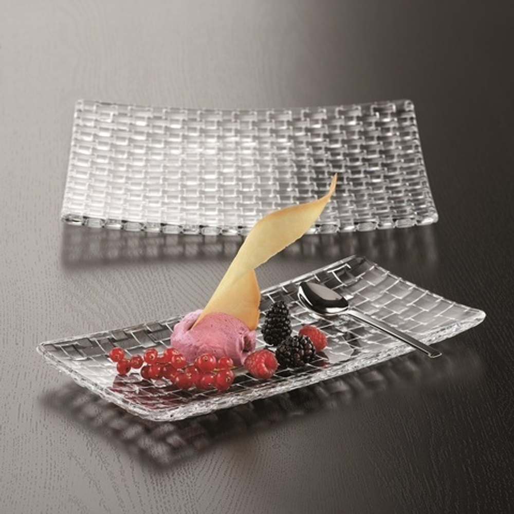 BOSSA NOVA - Набор 2 предмета блюд 21 см хрустальное стекло (set 2 pcs)