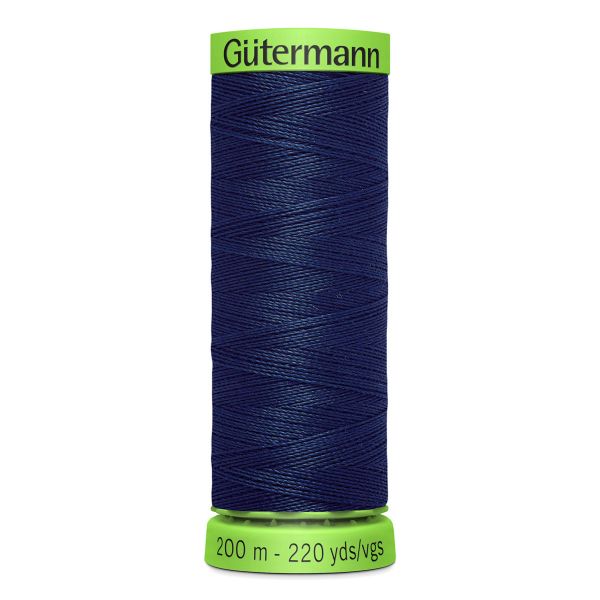 Нитки для тонких тканей Gutermann Extra Fine 150 (200 метров), 5 кат. | 011 темн.синий