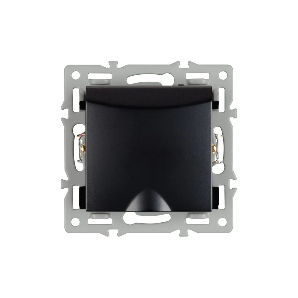 Механизм розетки влагозащищённый SCT-MCP-PL-BK (250V, 16A) (Arlight, -) 043746