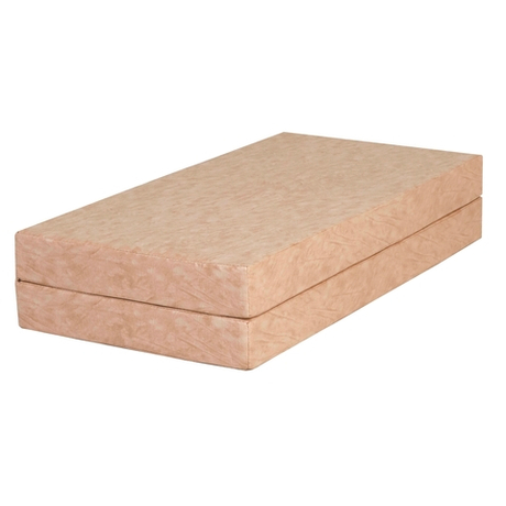 Спортивный мат 100 х 100 х 10 см складной, бежевый