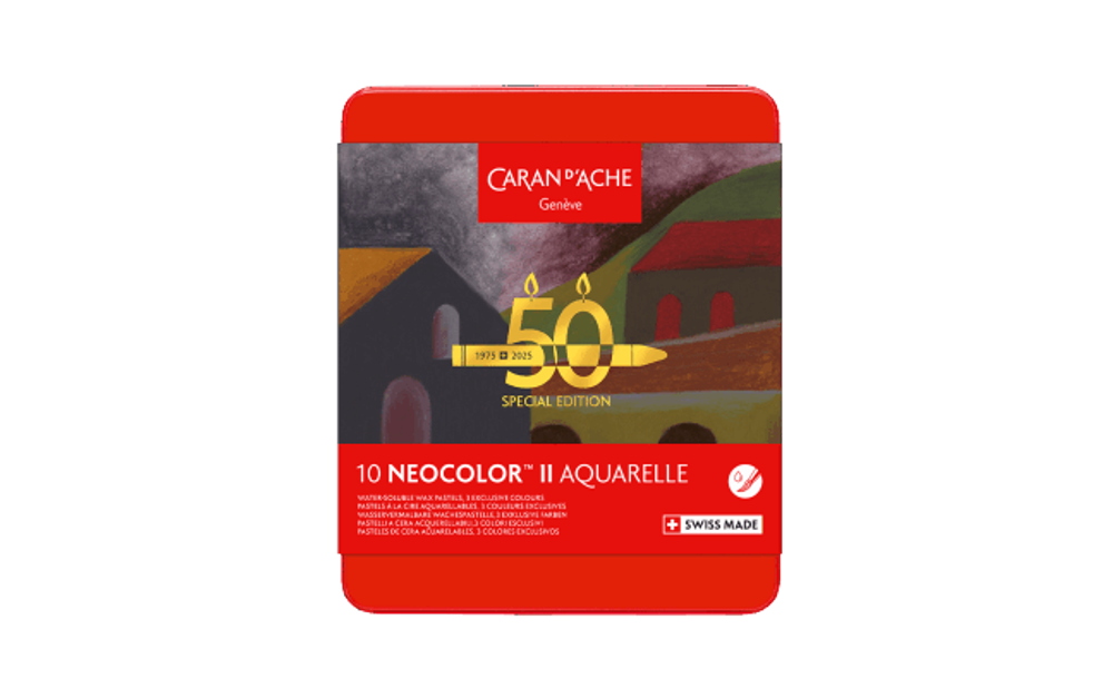 Caran d'Ache Neocolor II. Dark – Special Edition 10 шт.