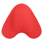 Красный вибратор на палец Carnation