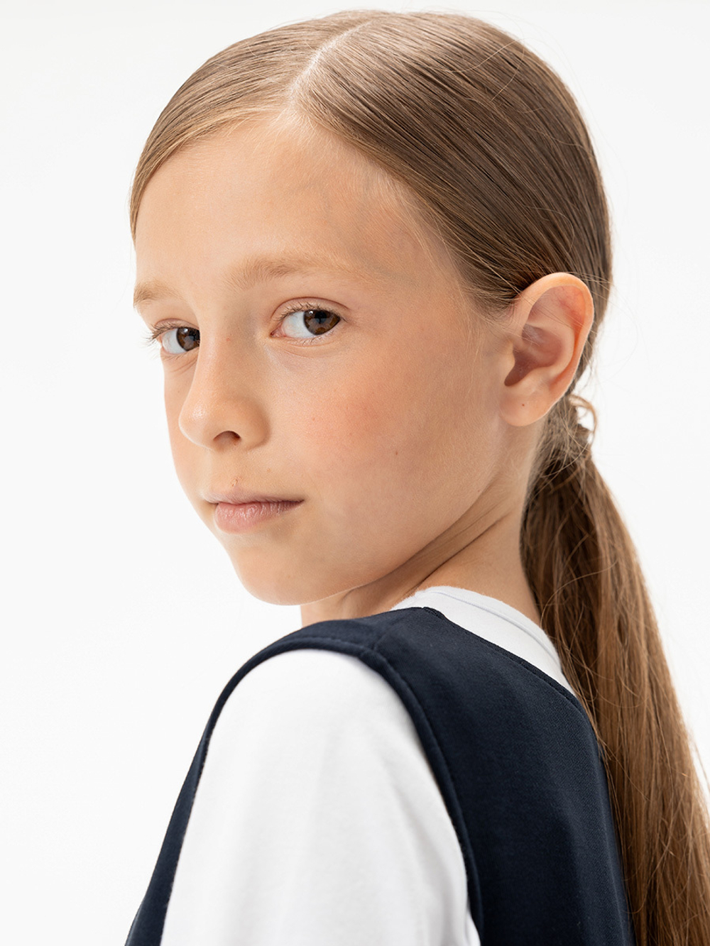 Сарафан свободного кроя Mjölk School Blue