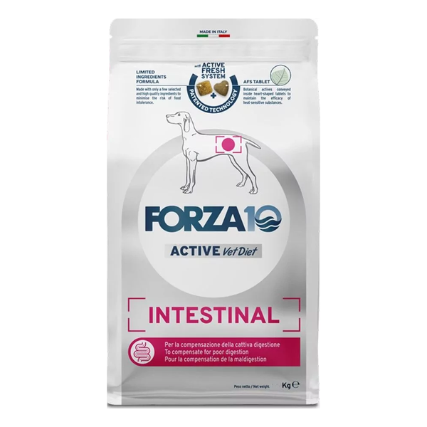 Сухой диетический корм Forza 10 Intestinal Active для собак всех пород, при проблемах пищеварения, с рыбой