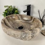 Раковина из оникса Erozy Grey EO-64488 51*41*15 0156