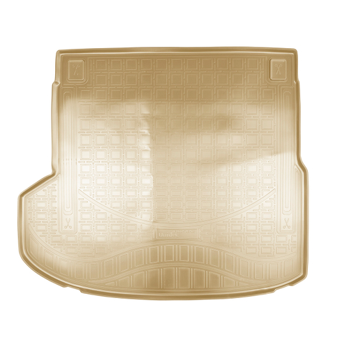 Коврик в багажник Norplast/Unidec для Kia Proceed в кузове CD SB (2019-) Бежевый,с рельсами, полиуретан, арт.NPA00-T43-061-B