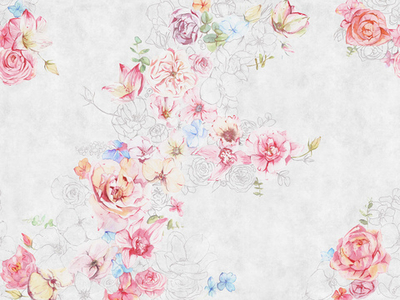 Дизайнерские обои Factura FLEUR DE LYS