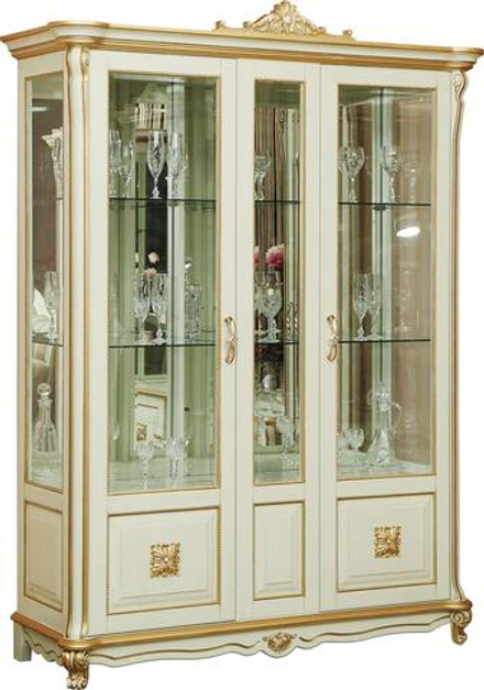 Шкаф-витрина 3д «Алези Люкс» П1.349.0.05 (П350.05л)