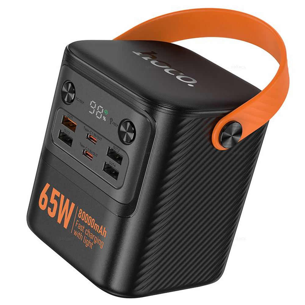 Портативный аккумулятор Hoco J152 Pro 80000mAh PD65W (black)