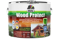 Пропитка декоративная для защиты древесины Dufa Wood Protect тик