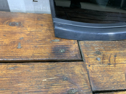 Стекло заднее левое глухое Mercedes GLC (C253) 16-нв Б/У Оригинал A2536707100