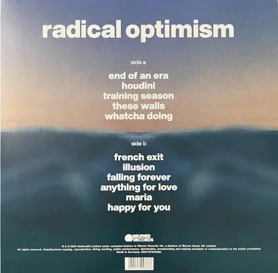 Dua Lipa - Radical Optimism - Cobalt Blue LP