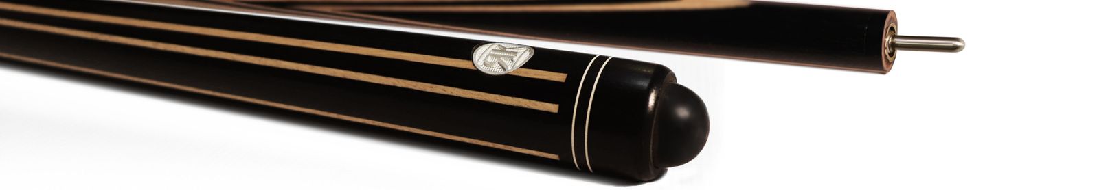 Кий Топаз, черный граб/граб, 14-запилов, 2PC(ЯК) фото №13