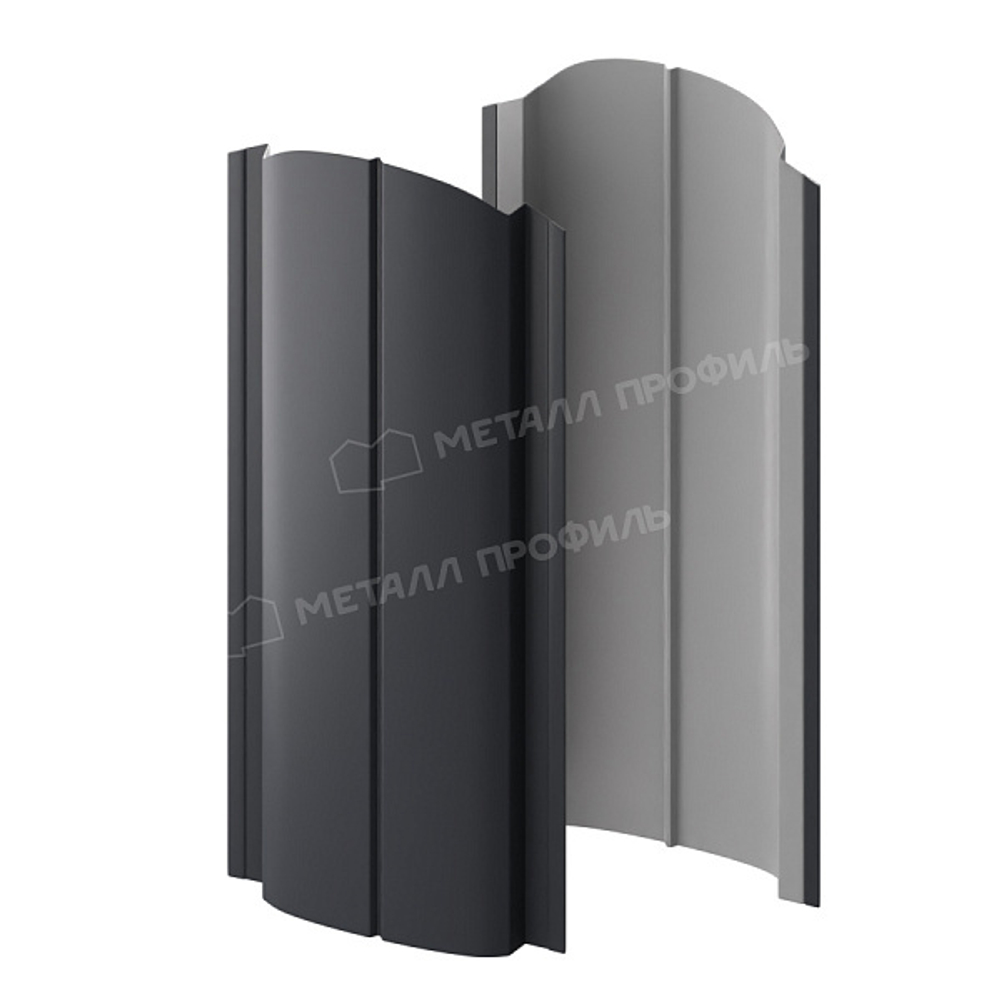 Штакетник металлический МП ELLIPSE 19х126