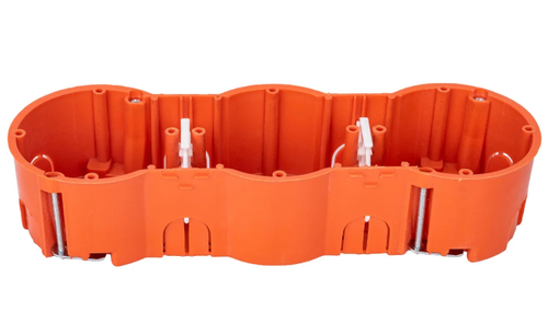 Коробка установочная 3-х местная СУ 207х66х47мм с винтами для полых стен Bylectrica