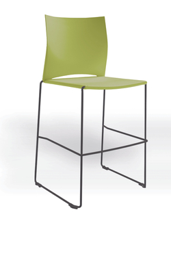 Web стул на полозьях кухонный/барный