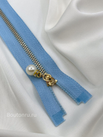 Молния голубая золото жемчуг