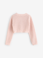 Кардиган вязаный для девочки Next E25-052, Розовый