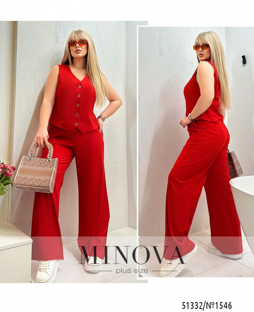 Костюм 1546-красный Minova