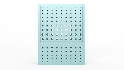 Защитно-декоративный экран на распределительный щит SK00225