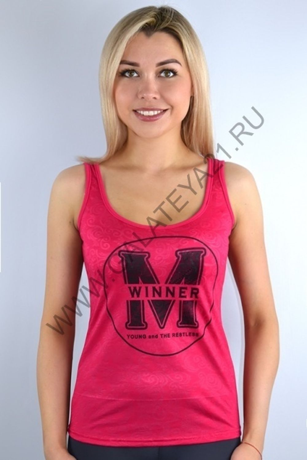 С-043D Майка с принтом УЦЕНКА