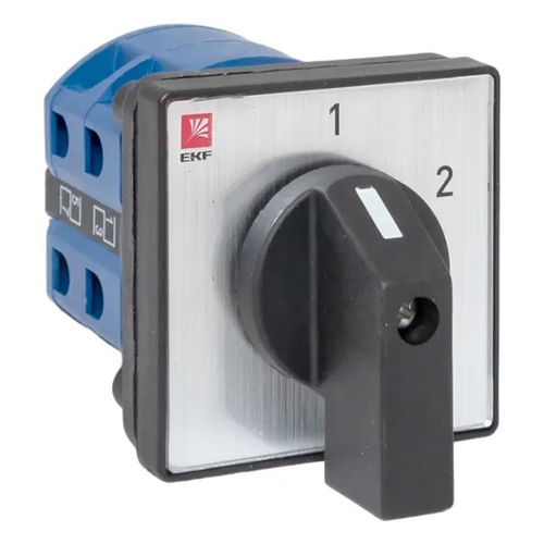 Переключатель кулачковый ПК-1-52 25А 2P "1-2" IP20 EKF pk-1-52-25