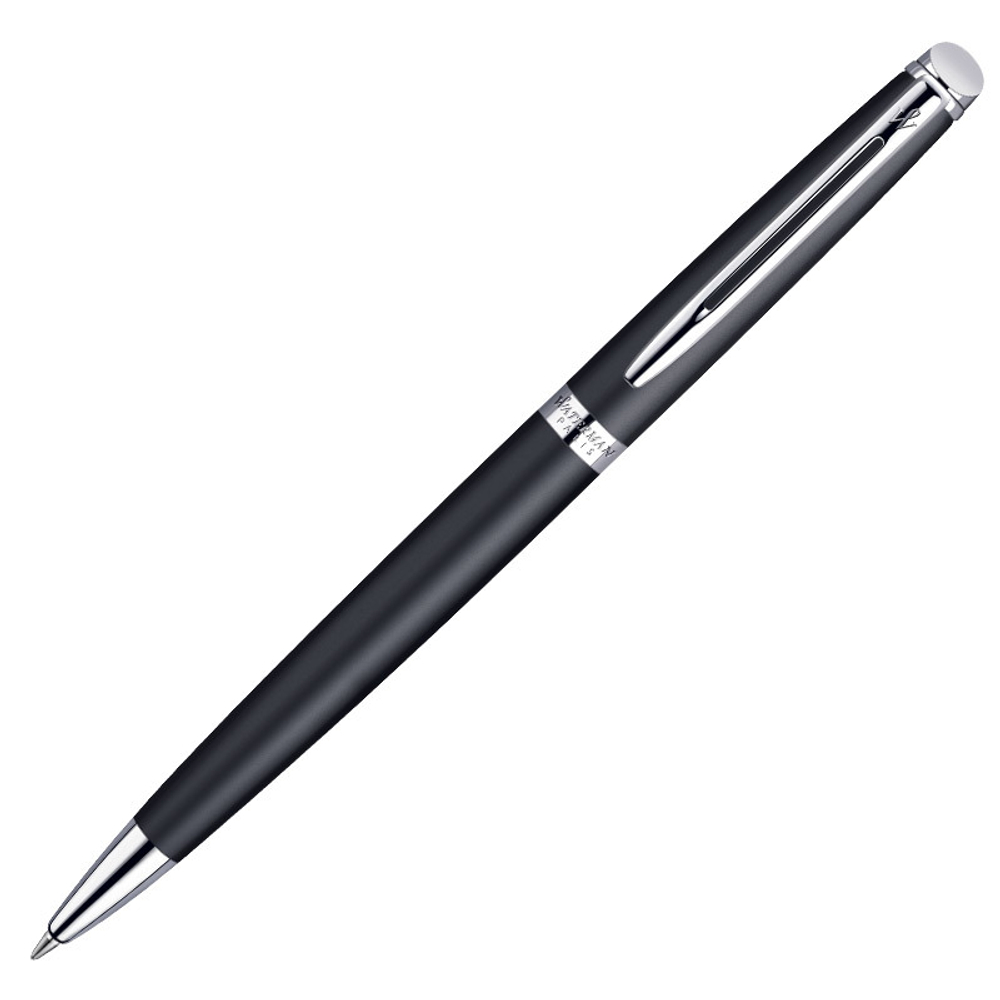 Шариковая ручка Waterman Hemisphere Essential 2010 Matt Black CТ S0920870 цвет черный и хром  в подарочной упаковке