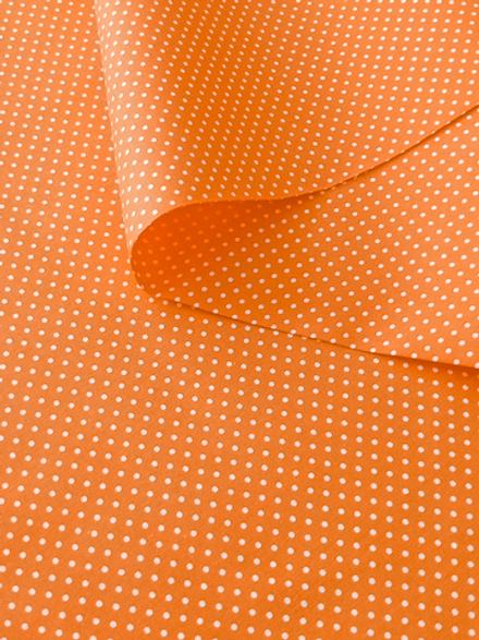 Ткань бязь плательная, рис. "Горох 2 мм", ширина 150 см, арт. 056