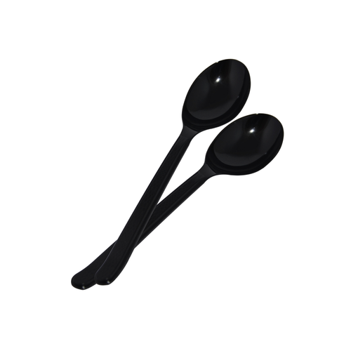 Ложка столов пластик черная 100шт ЛЮКС 20/2000