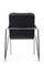 Стул Самба с мягкими подлокотниками SMB-01H Хром гальв. Черный