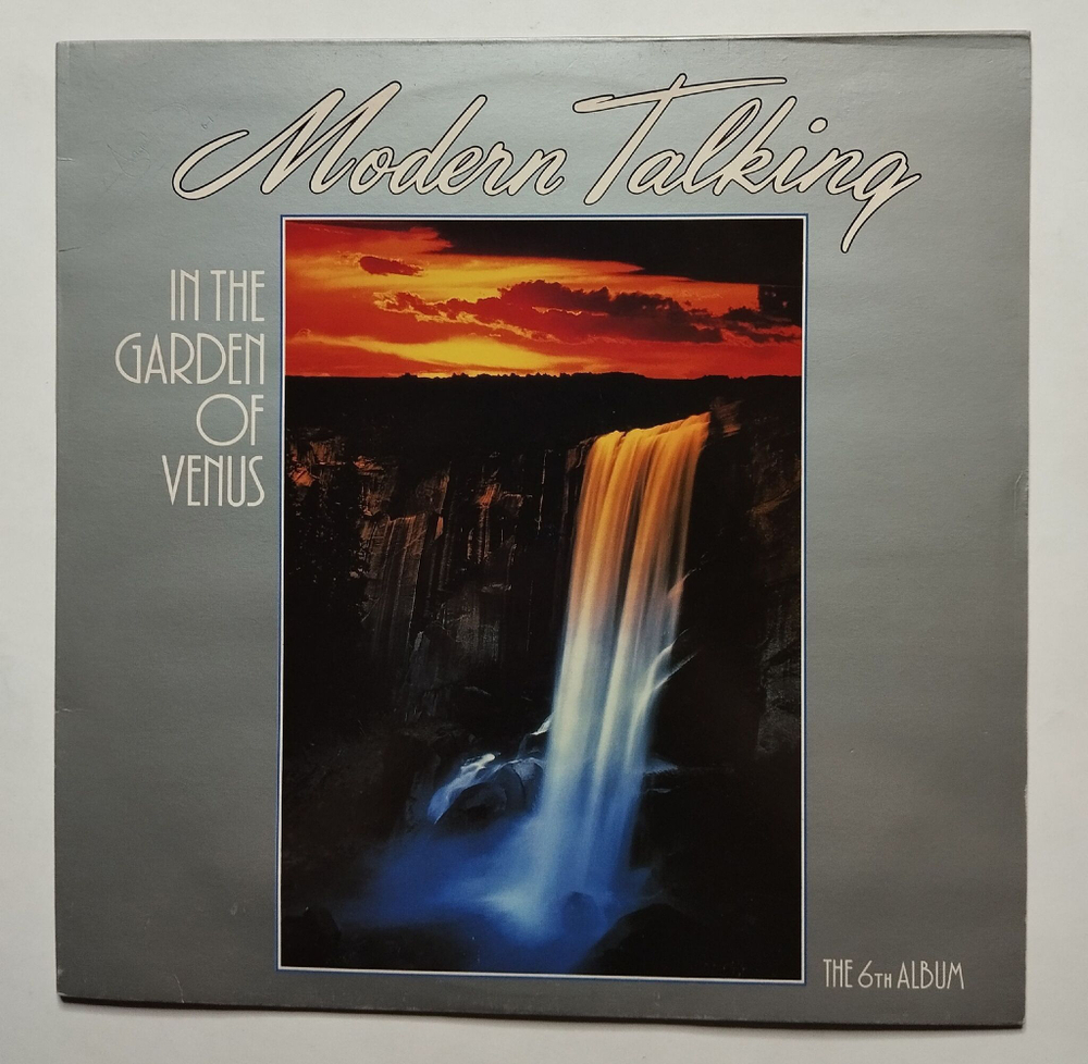 Винтажная виниловая пластинка LP Modern Talking In The Garden Of Venus The 6th Album (Spain 1987)