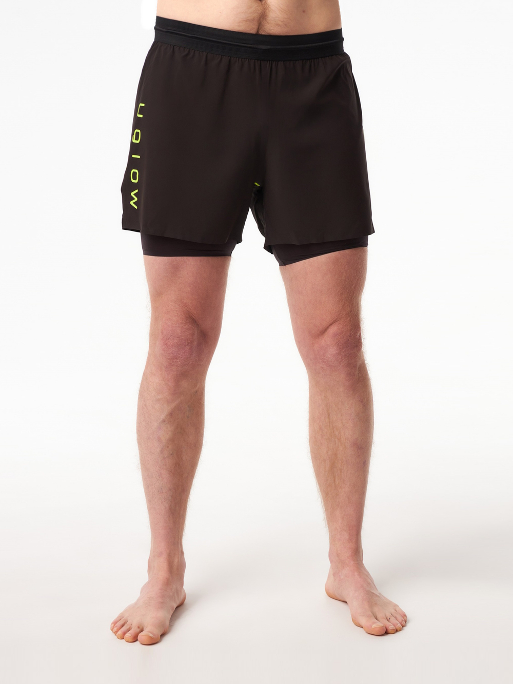 ШОРТЫ МУЖСКИЕ SPEED AERO 5 ELEVATE 2IN1 SHORT | BLACK YELLOW