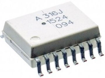 Оптопара HCPL316J-500E (A316J) / SMDIP-16