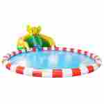 Надувной наземный аквапарк «Морской слон» 23*15*6 м, размер бассейна 15*15*0.8 м