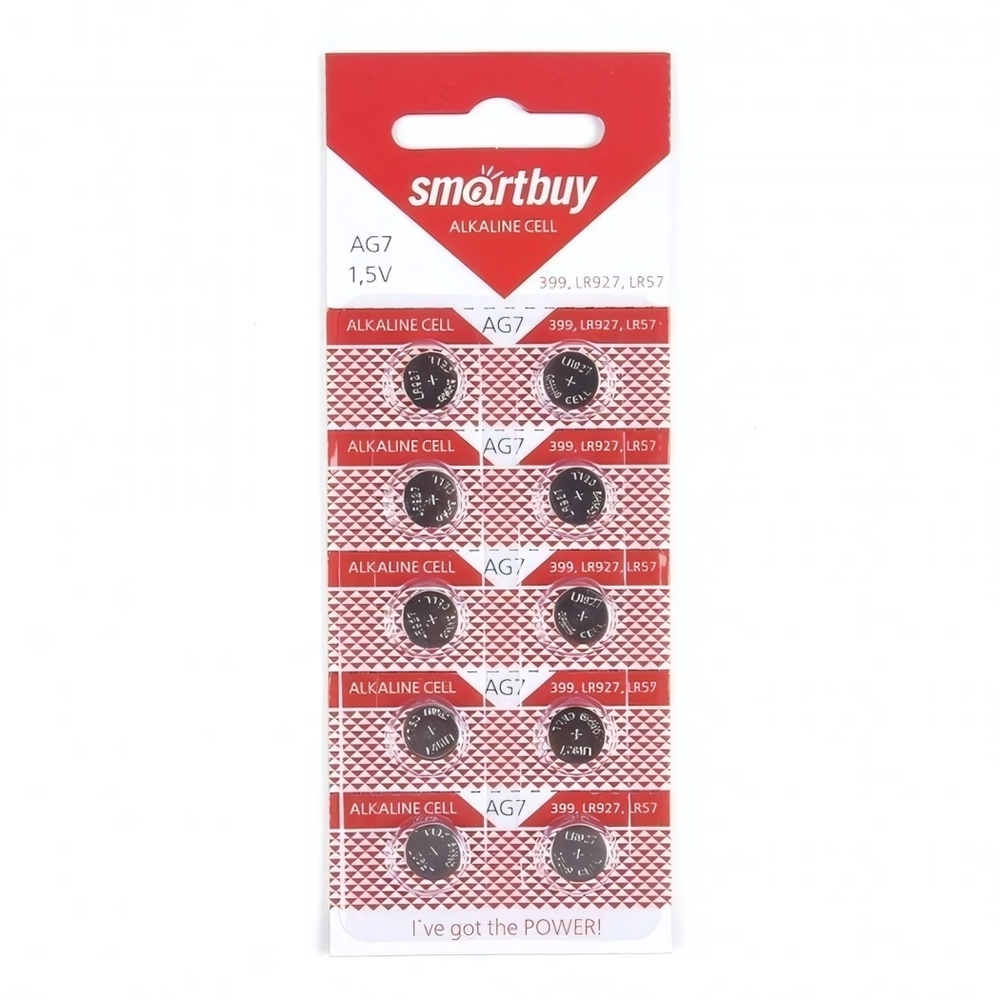 Батарейки SmartBuy AG7 BL10, 012032