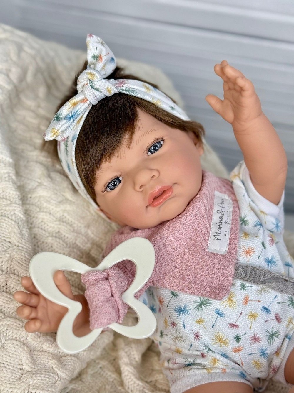 Кукла Marina and Pau 42cм Baby Sweet мягконабивная (M728K)