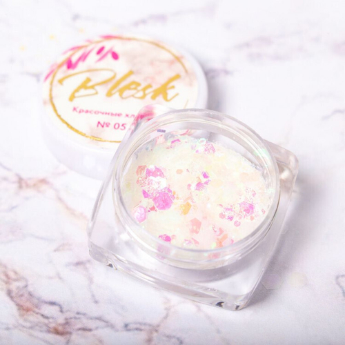 Blesk, Дизайн для ногтей "Красочные хлопья" №05