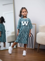 Платье туника оверсайз для девочки