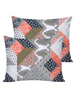 Постельное белье перкаль Сказка "Пэчворк" 2-спальное Наволочка 50х70 см 2 шт Простынь на резинке 160x200 см Пододеяльник 175x215 см