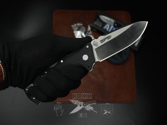 Складной нож Cold Steel 28DD AD-10 c клинком из стали CPM-S35VN, рукоять G10