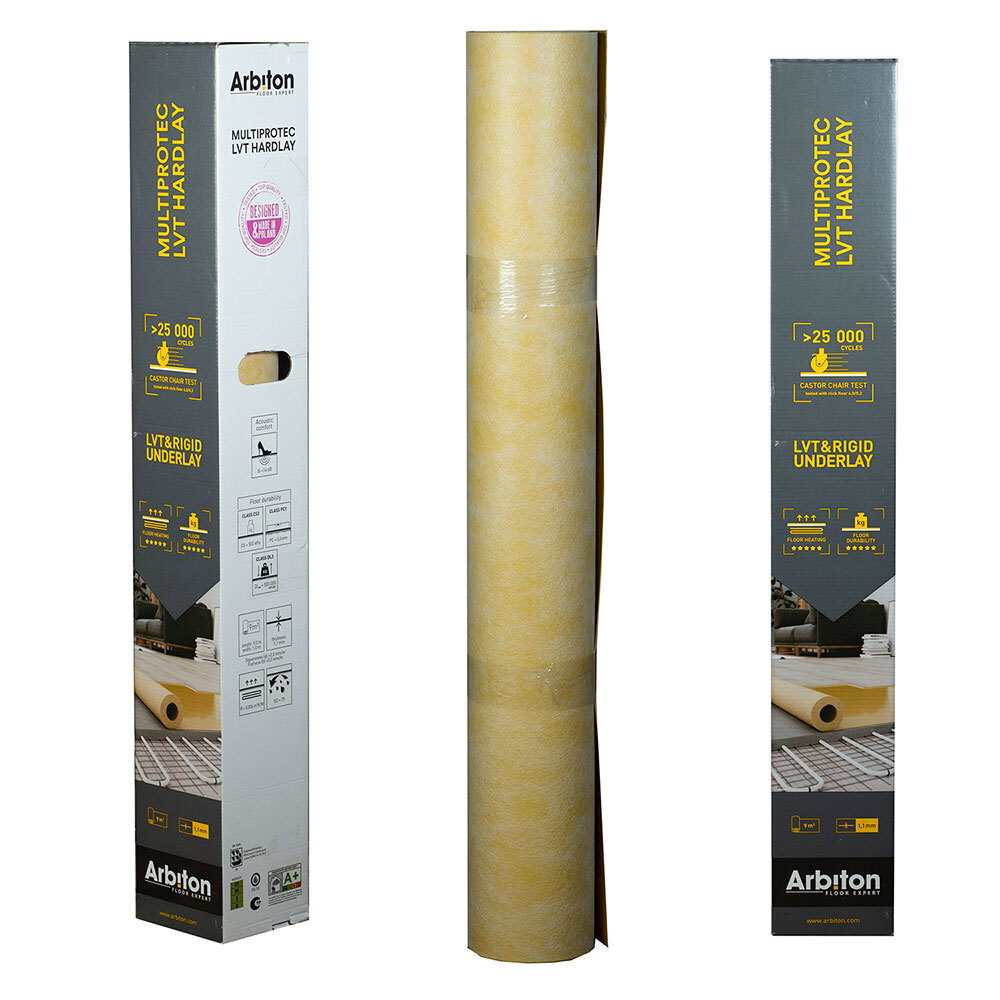 Подложка для виниловых полов Arbiton Multiprotec LVT Hardlay 1.1 мм