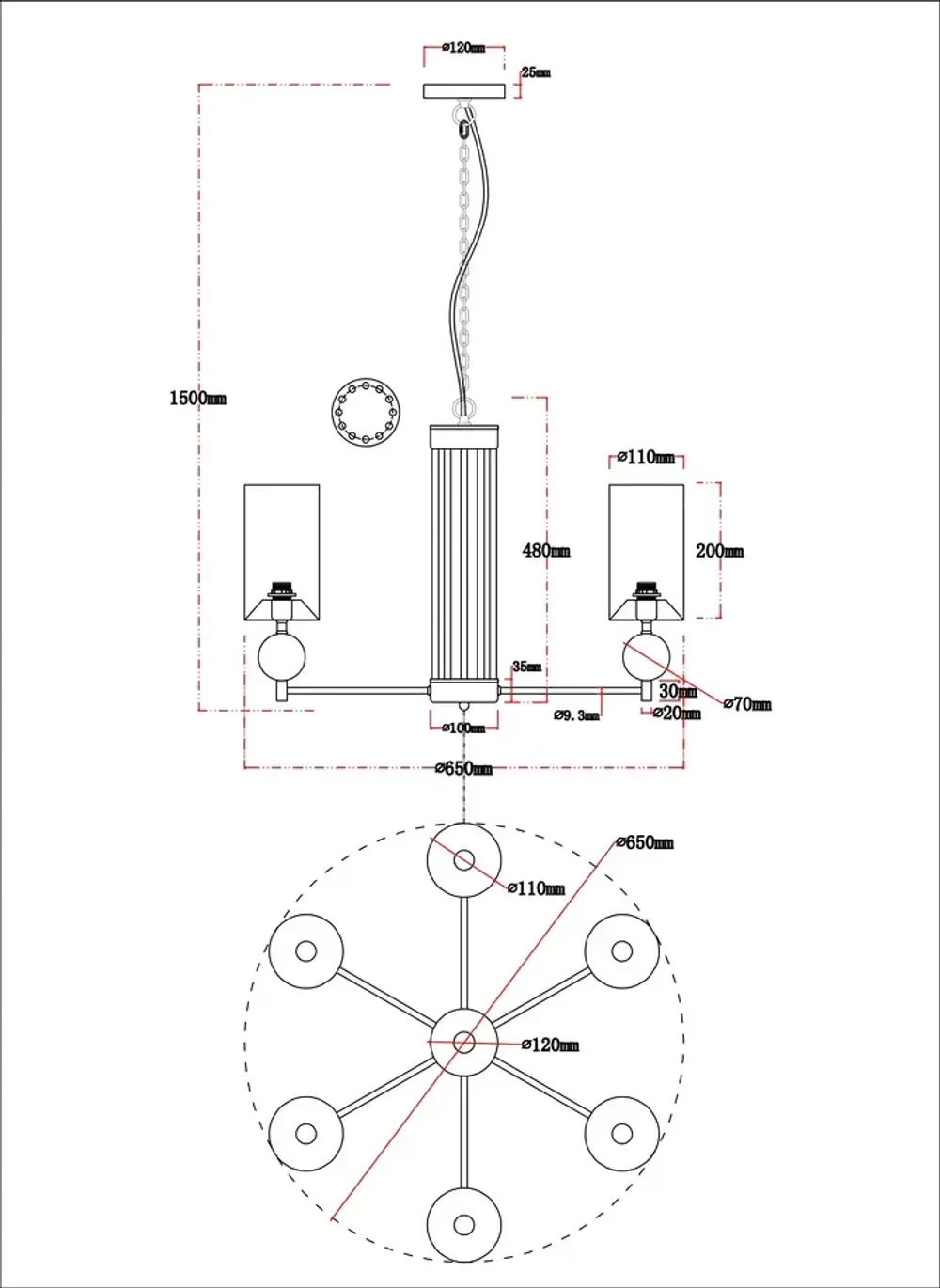 Подвесная люстра Arte Lamp
