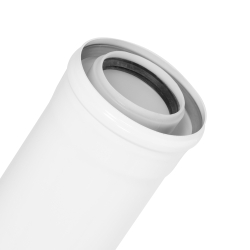 Удлинитель коаксиального дымохода раструбн. Royal Thermo 80/125, 500 мм для конденсационных котлов