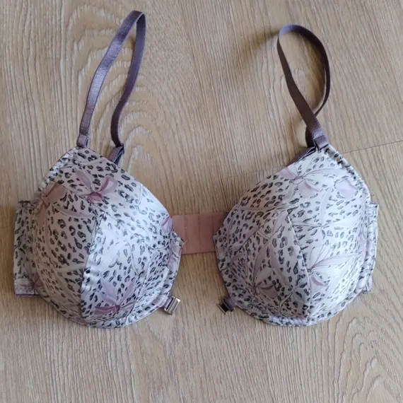 Атлас-стрейч бантики принт