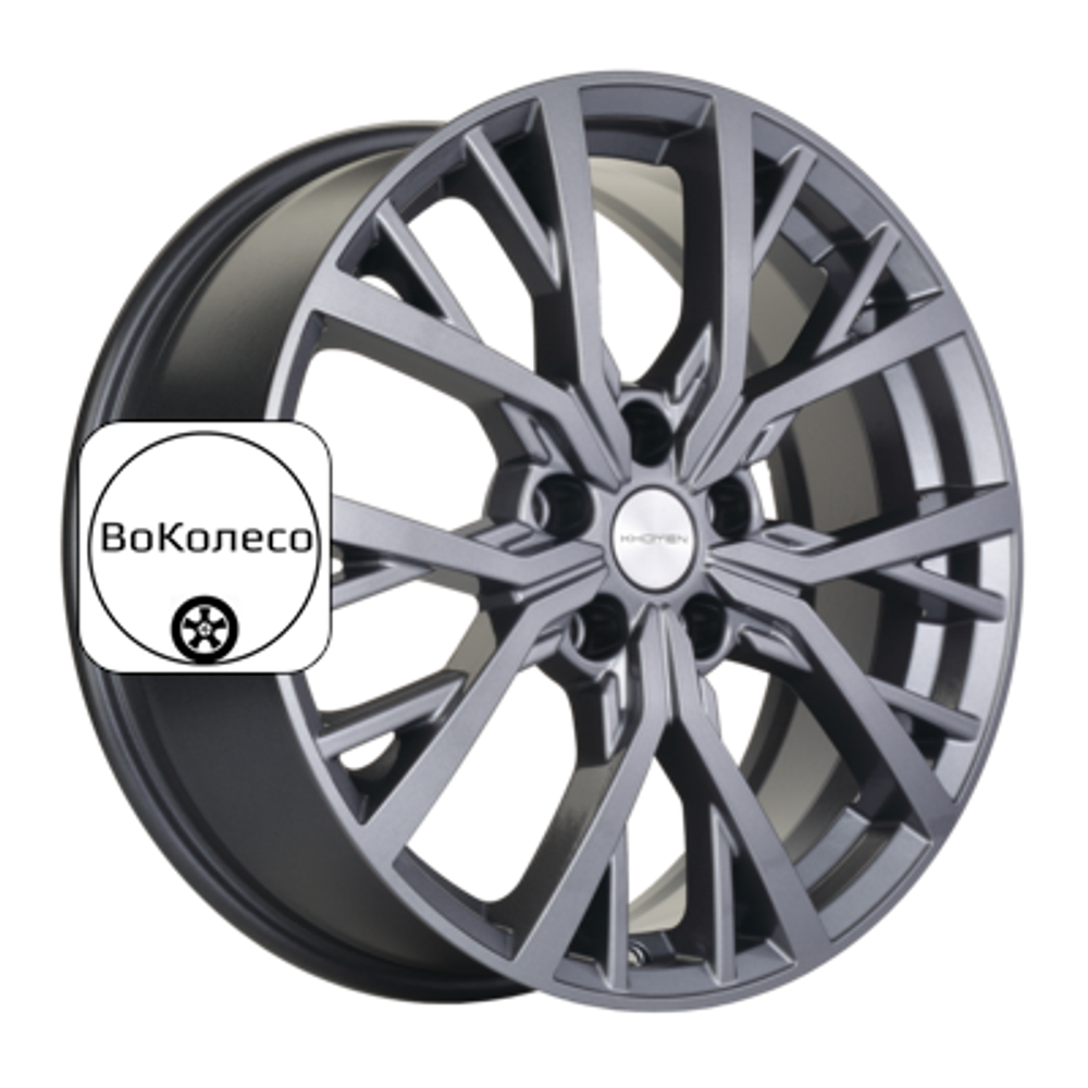 7x18/5x112 ET43 D57,1 KHW1806 (Kodiaq/Tiguan) Gray Khomen Wheels