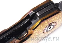Нож CKF/Terzuola Eagle Rock S110V Timascus черный карбонфотография - 8