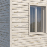 Сайдинг металлический Корабельная доска ECOSTEEL Матовый 0,5мм Дуб беленый