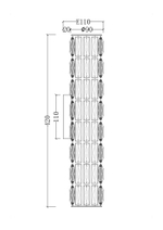 Настенный светильник (бра) Maytoni DIA008WL-02CH